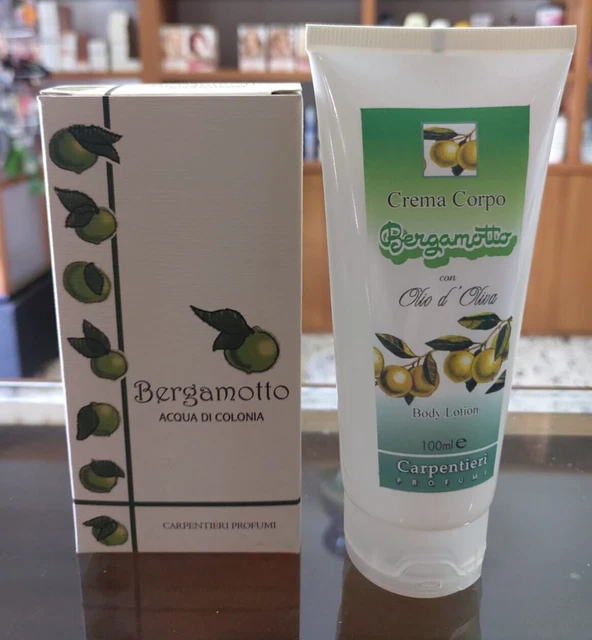 Bergamotto Acqua di Colonia spray Carpentieri Profumi 50 ml. crema corpo 100 ml.