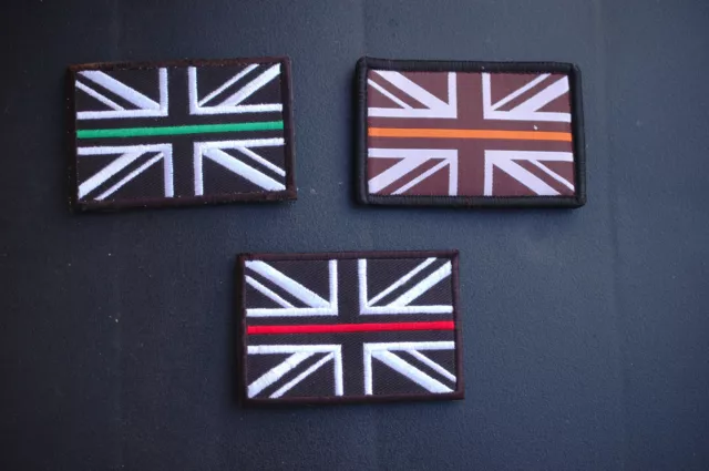 British Army - Union Flag Morale Patches - 44 Different Colours / Types 3