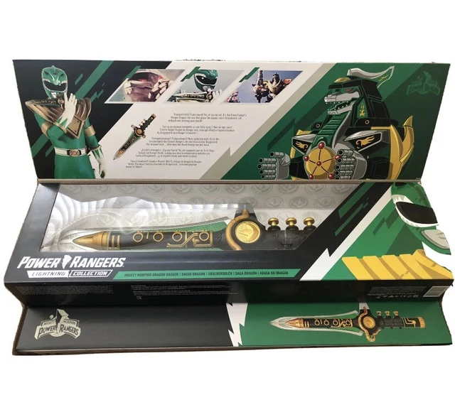 POWER RANGERS LIGHTNING Collection Dragon Dagger Prop Replica IN HAND