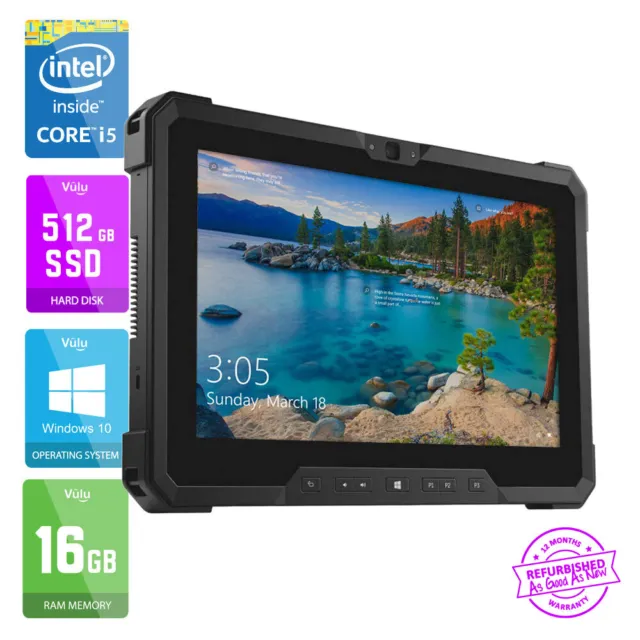 Latitude 7230 Rugged Extreme Tablet, Intel I5-1240U, 16GB, 256GB