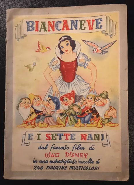 e Edizioni LAMPO 1951 - Album di figurine completo BIANCANEVE E I SETTE NANI