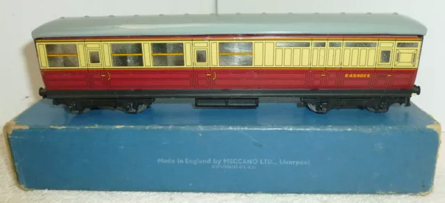 HORNBY-DUBLO 32014 D11 CORRIDOR COACH BR(E) BRAKE 3rd E45402E BOXED