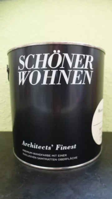 €2,50L/ 2 L Wandfarbe Schöner Wohnen Architect's Finest brera 9516 innen