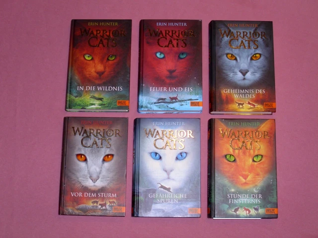 WARRIOR CATS 1.STAFFEL (Erin Hunter) _ Gebundene Ausgaben im guten