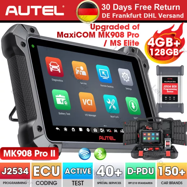 AUTEL MaxiCOM MK908P II MaxiSys MS908S PRO Elite OBD2 ECU programmation Français