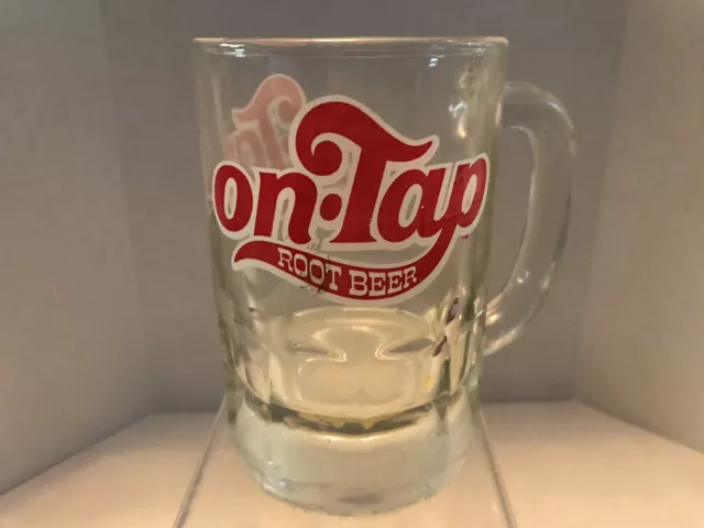 On Tap Vintage Glass Root Beer Mug