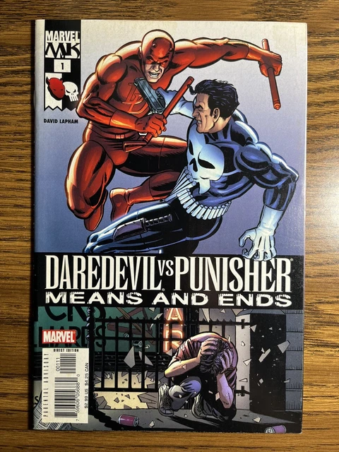 Daredevil Vs Punisher Means And Ends 1 David Lapham Cover Marvel Comics 2005