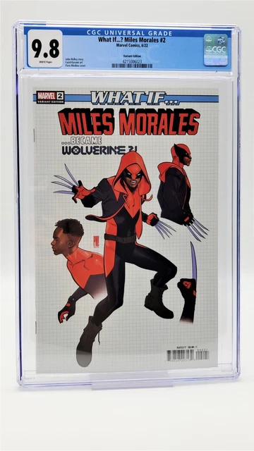What if? Miles Morales #2 Becomes Wolverine CGC 9.8 NM (2022) 1:10
