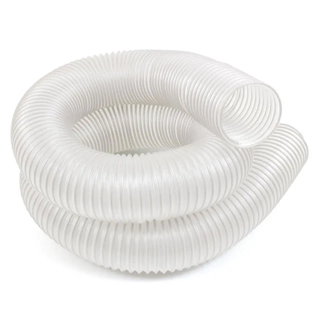 Universal Dust Extractor Hose 4 In. X 10 Ft. Flexible Transparent for System