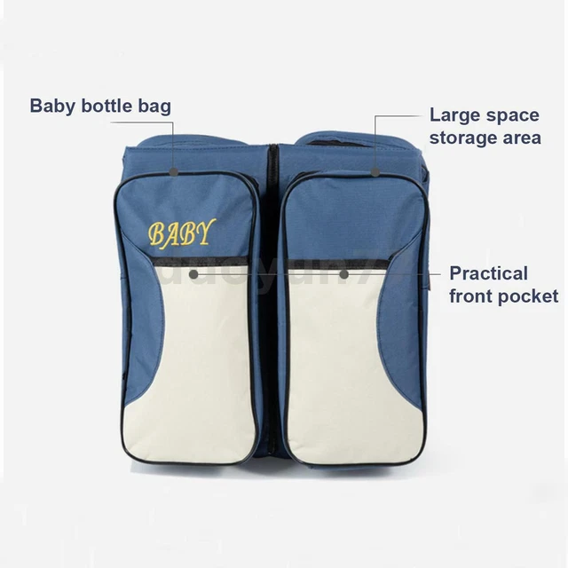 60L Large Baby Diaper Bag Mummy Maternity Nappy Backpack Waterproof Travel Bags 4
