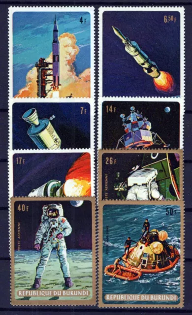 Burundi 297-301, C104-C106 MNH Space Astronaut Rockets ZAYIX 0221S0110