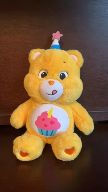  plush Care Bears 9 Bean (Glitter Belly) - Birthday Bear - Soft  Huggable Material!, Small : Toys & Games