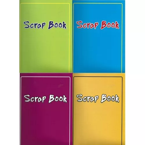 4 x LARGE SCRAPBOOKS SCRAP PHOTO ALBUM BOOKS LAMINATED COVERS COLOUR PAPER 333