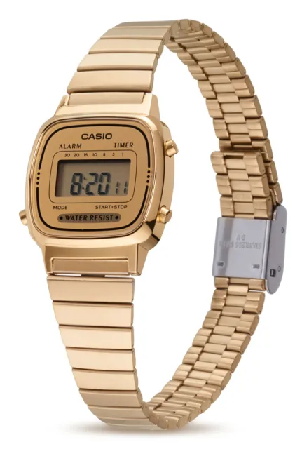 Casio Uhr Retro Damenuhr LA670WEGA-9EF Gold
