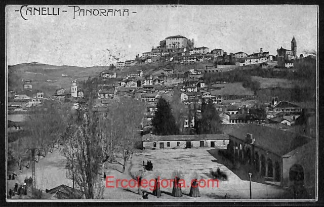 ae0682 - CARTOLINA  D'EPOCA - Asti Provincia - Canelli   1916