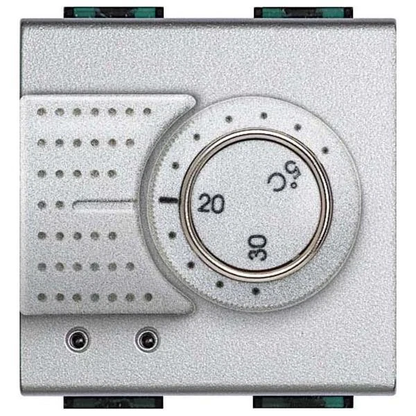 Termostato Legrand Light Tech 230 V NT4441 argento regolatore temperatura ambiente Light