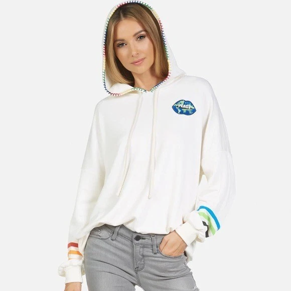 Lauren Moshi Lila World Eye Love Milk Size XS