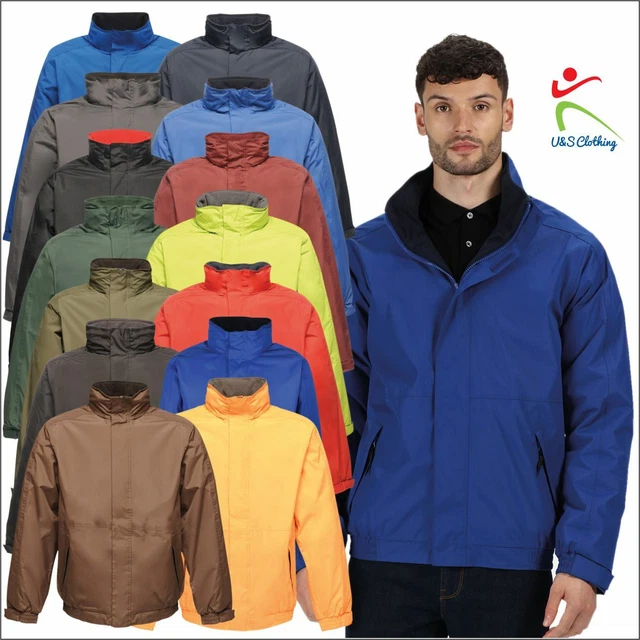 Regatta New Men's Jackets Long Sleeve Full Zipped Waterproof Dover Mens Jacket