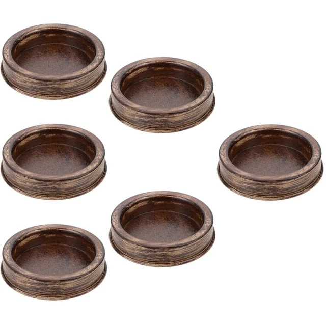 Lot De 24 Bougeoirs à Pic Métallique - Pour Bougies, Décorations De Table Noël, Anniversaire, Mariage