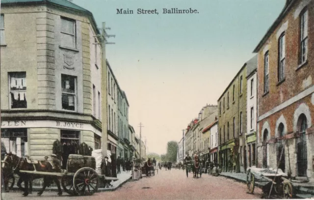 a irish mayo eire old postcard ireland ballinrobe main street