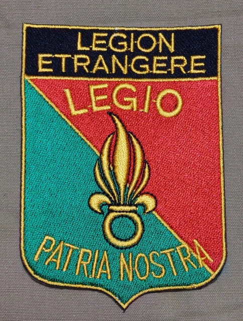 Copytec Écusson Marche OU Creve Légion Étrangère - Patch Velcro 75mm