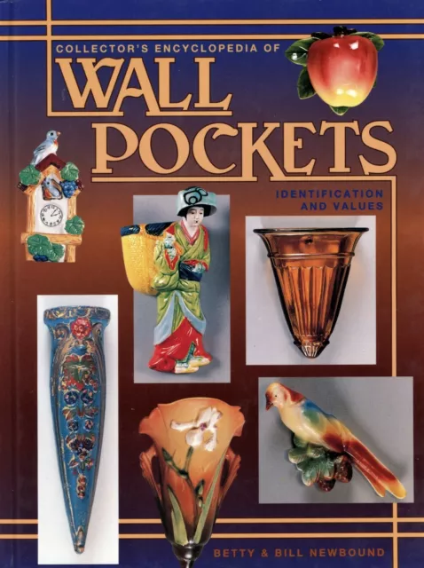 Antique Pottery Ceramic Wall Pockets - Types Makers  / Scarce Book + Values