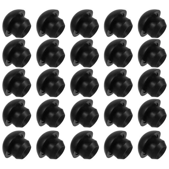 20 Bouchons D'huile Pour Cric Hydraulique - En Caoutchouc - Remplissage Réservoir Cric Sol - Noir