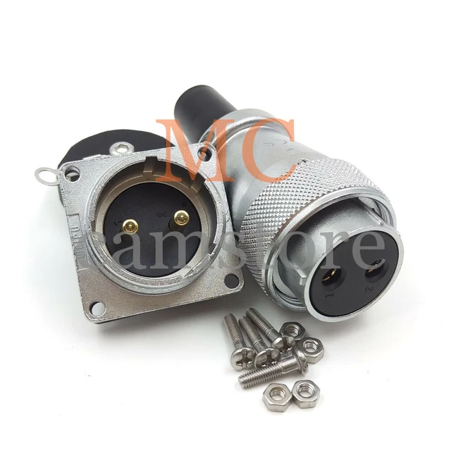DRRI WEIPU Metall-Stecker WS28 35-polig – Industriestecker 5A 400V Für LED, Schaltkreise Und Schwere Lasten, Mit Goldkontakten