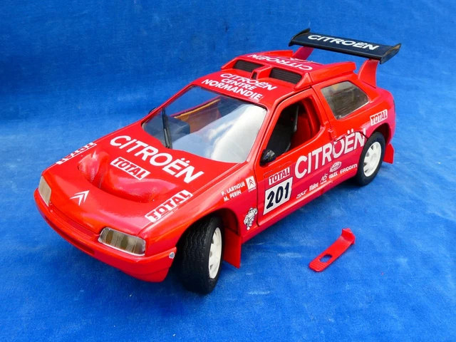 Majorette Citroën ZX Rallye Raid 1:18 Rouge - En Boîte D'origine, Occasion
