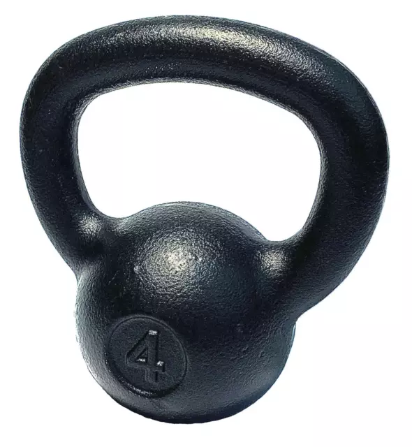 Kettlebell Manubrio 4 Kg Ghisa Pesi Allenamento Fitness Palestra GetFit