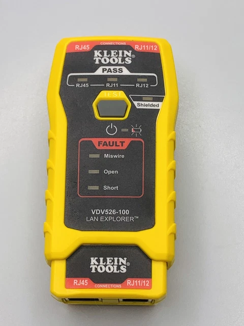 Klein Tools VDV526-100 LAN Explorer Tester with Remote BRAND NEW, NO BOX 3