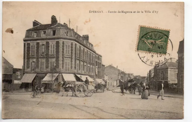 EPERNAY - Marne - CPA 51 - la rue du college