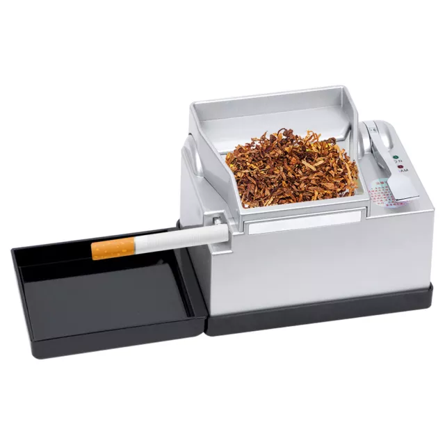 6.5mm Electric Fully Automatic Cigarette Wrapping Rolling Machine Tobacco Inject