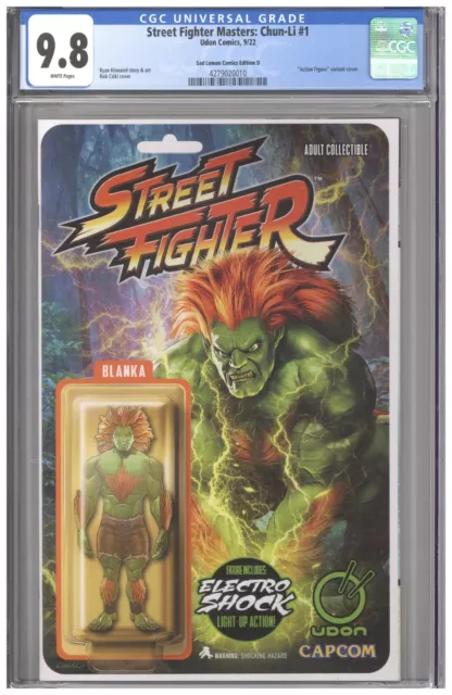 🔴 Street Fighter #4 Virgin Holofoil Edition Guile Variant CGC 9.6