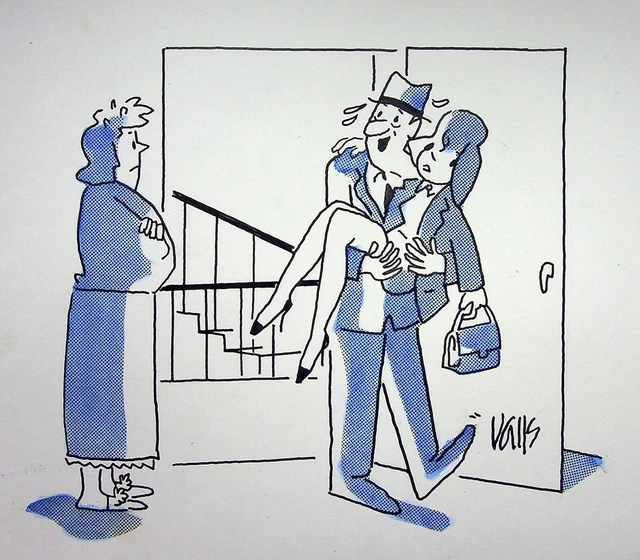 [HUMOUR - PRESSE] Guy VALLS : Nouvelle colocataire, DESSIN Original ...