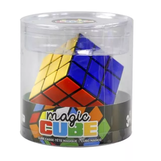 3D Magic Cube 3x3x3 No Stickers Fast Speed Rubiks Puzzle Kids Educational Toy