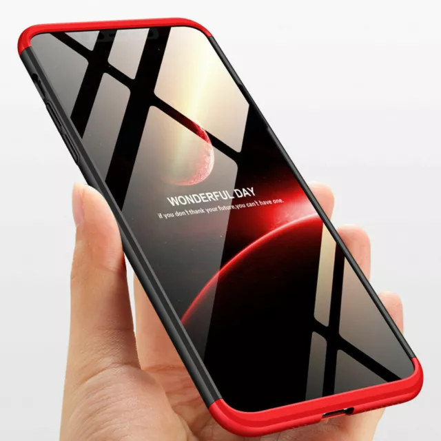 Hülle iPhone 11 Pro Max Xr Xs Max Rundum Handy Schutz Case Cover Bumper Glas 3