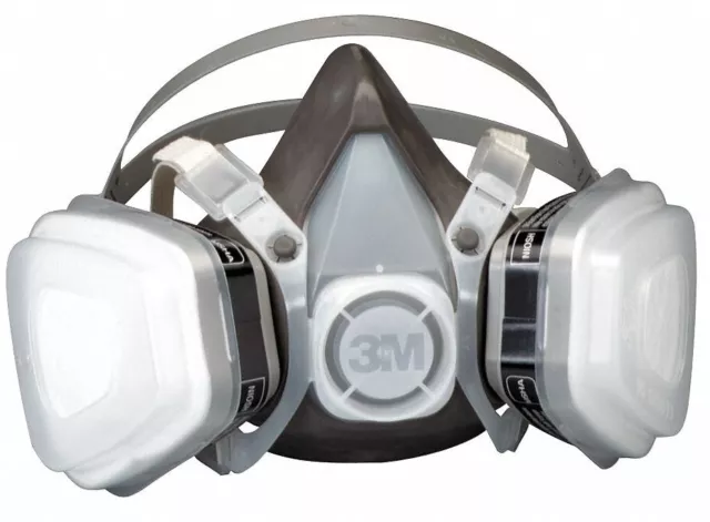 3M 53P71 Disposable Half Face Respirator Facepiece Mask Paint Spray Pesticide LG
