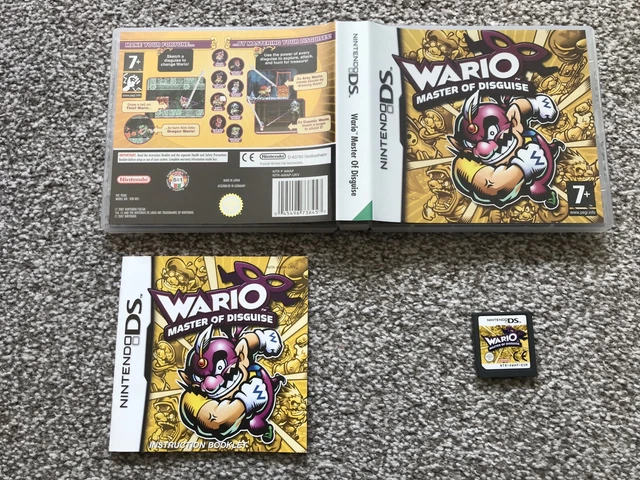Wario Master Of Disguise Nintendo Ds Game With Manual Works Ds Dsi Xl 2Ds 3Ds