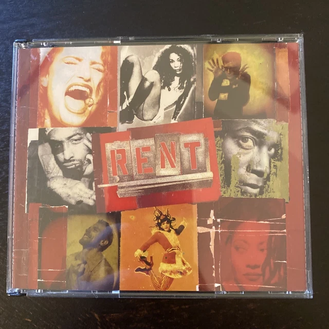 RENT MUSICAL ORIGINAL Broadway Cast Recording (2 Disc Set) CD 7.00