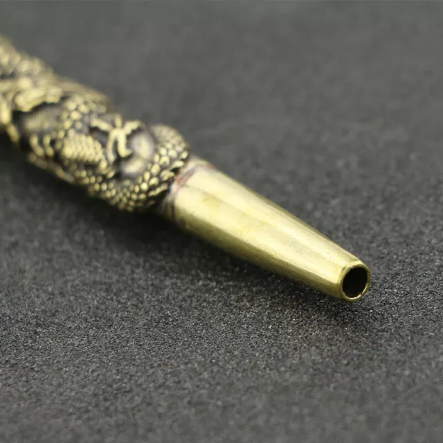 Brass Vintage Cigarette Holder Dragon Filter Pipe Cigarette Pipe Holder 3