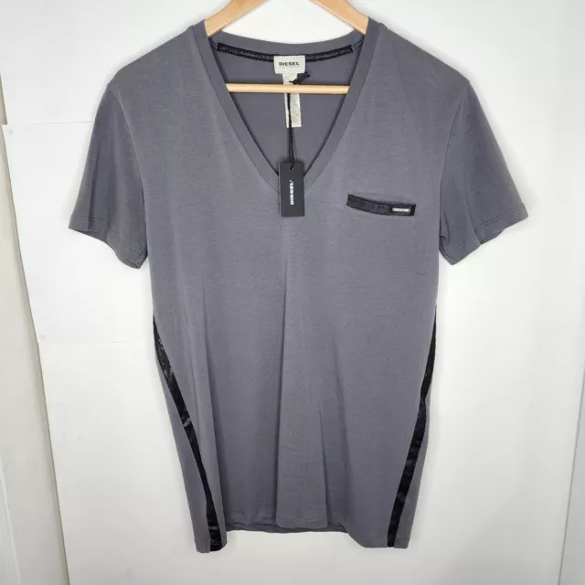 Diesel Grey T-shirt Mens Size S Brand New With Tags Jesse- Casual