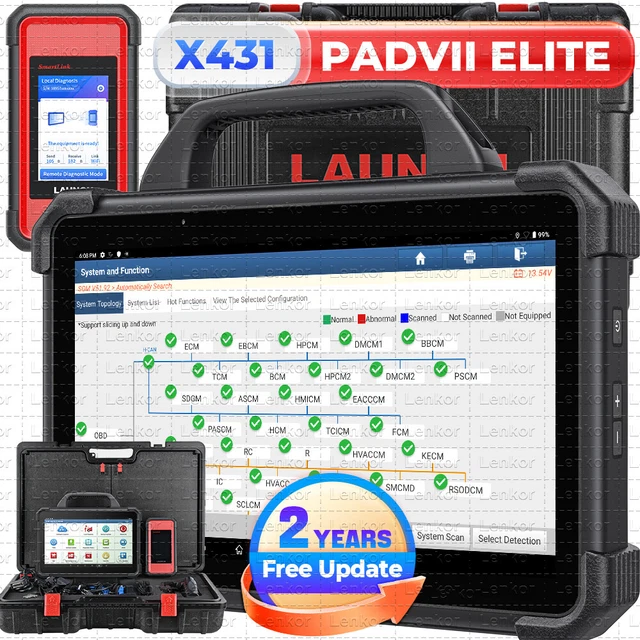 LAUNCH X431 PAD VII ELITE PAD 7 PRO Diagnostic Scanner Key Programming ...