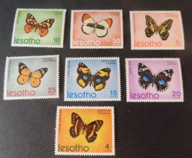 Lesotho 1973 Butterflies Butterfly SG239/45 MNH UM Unmounted mint never hinged