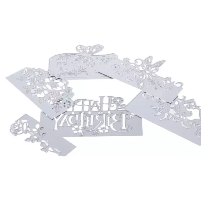 6pcs Carbon Steel Assorted Flower Cut Dies Lace Bird Template  Lace Embossing