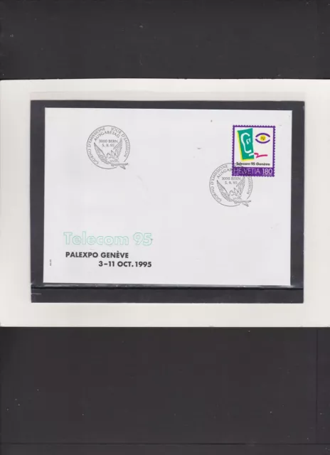 Schweiz FDC Mi. Nr. 1559  " Weltausstellung - TELECOM`95  " --2--