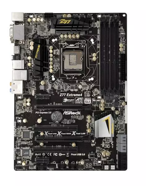 ASRock Z77 Extreme4 Intel Z77 Mainboard ATX Sockel 1155   #33094