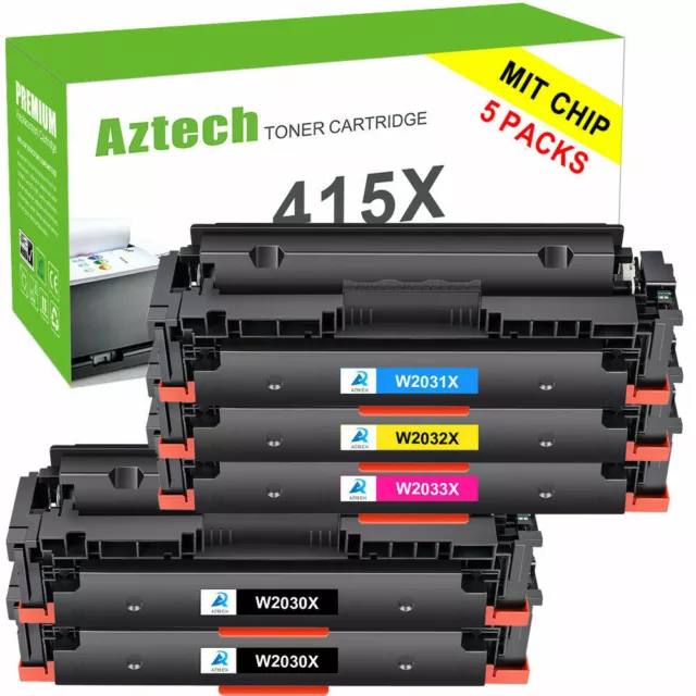 1-5 XXL Toner für HP 415X 415A LaserJet Pro M454 dn dw MFP M479 dw fdn fdw fnw