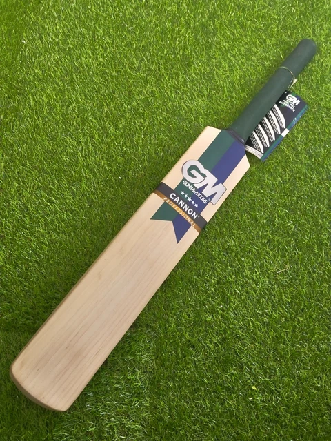 VINTAGE GM GUNN & Moore Cannon Professional Cricket Bat Size 6 Eng