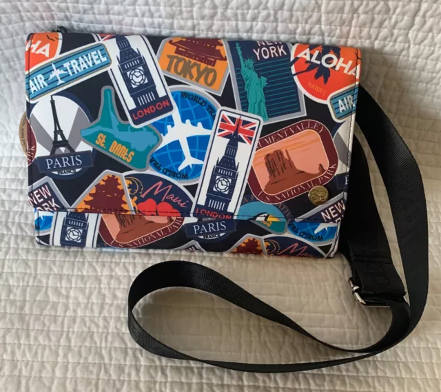 Samantha Brown To-Go Travel Pattern Crossbody And/Or Belt Bag